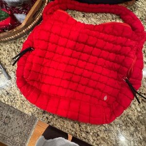 Free people quilted carryall bag